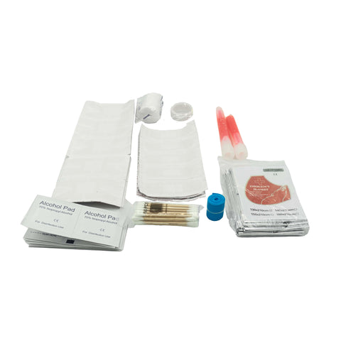 Survival-Kit – 26-teilig mit Axt, Schaufel, Taschenlampe & Rettungsdecke