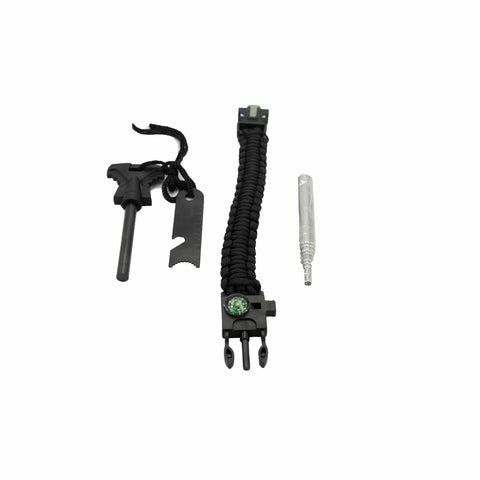 Survival-Kit – 26-teilig mit Axt, Schaufel, Taschenlampe & Rettungsdecke