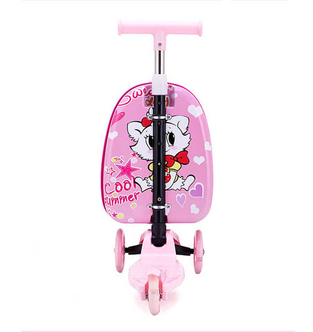 Kids Scooter Reisekoffer – 2-in-1, 60 x 30 cm, Koffer & Scooter in einem