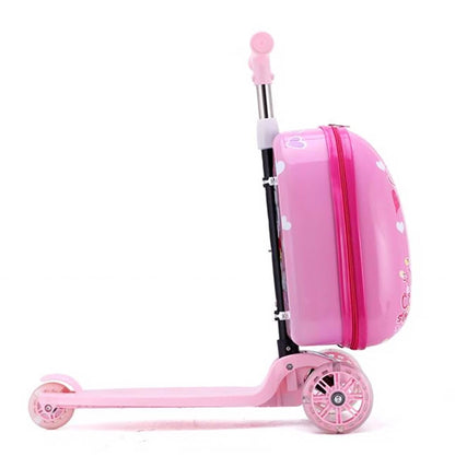 Kids Scooter Reisekoffer – 2-in-1, 60 x 30 cm, Koffer & Scooter in einem