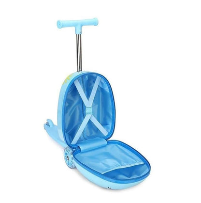 Kids Scooter Reisekoffer – 2-in-1, 60 x 30 cm, Koffer & Scooter in einem
