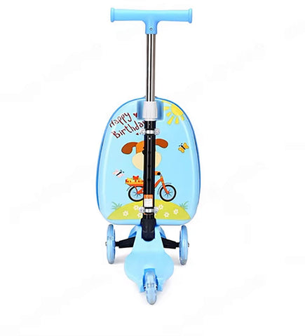 Kids Scooter Reisekoffer – 2-in-1, 60 x 30 cm, Koffer & Scooter in einem