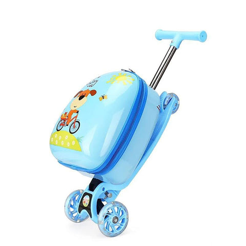Kids Scooter Reisekoffer – 2-in-1, 60 x 30 cm, Koffer & Scooter in einem