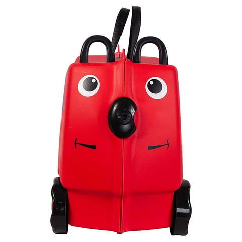 Kinderkoffer Ride-on – 48 x 22 x 34 cm, Sitz & Fahrspass, für Flughafen & Reisen