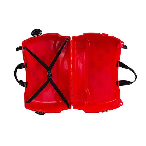 Kinderkoffer Ride-on – 48 x 22 x 34 cm, Sitz & Fahrspass, für Flughafen & Reisen