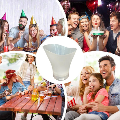 Wein-Cooler – 7 L, mit LED Licht, Bluetooth Speaker & USB-C