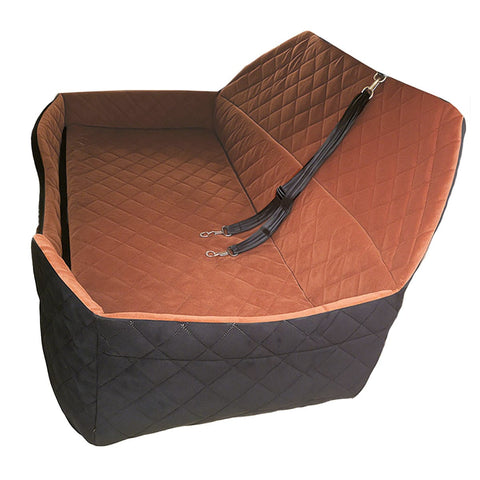 Auto-Hundesitz – 105 x 49 x 55 cm, mit Sicherheitsgurt, für mittlere & grosse Hunde