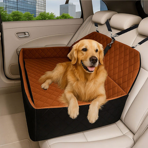 Auto-Hundesitz – 105 x 49 x 55 cm, mit Sicherheitsgurt, für mittlere & grosse Hunde