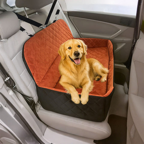 Auto-Hundesitz – 105 x 49 x 55 cm, mit Sicherheitsgurt, für mittlere & grosse Hunde