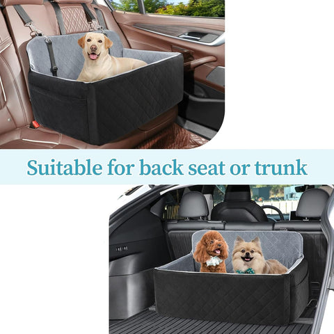 Hundeautositz – 74,9 x 50,8 x 50,8 cm, für mittlere & grosse Hunde, Plüsch