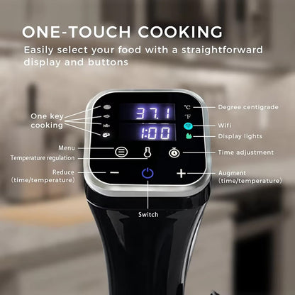Sous-Vide Garer – 1100W, 25–95°C, für 4–32L Töpfe