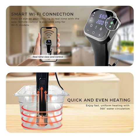 Sous-Vide Garer – 1100W, 25–95°C, für 4–32L Töpfe