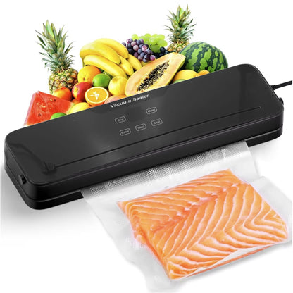 Vakuumiergerät – mit 8 Vakuumbeuteln, für Lebensmittel, Meal-Prep & Sous-vide