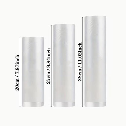 Vakuumierbeutel 3 Rollen – 20 / 25 / 28 cm × 3 m, für alle Vakuumiergeräte