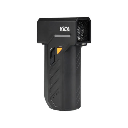 KiCA Jet Fan Ultra – kabelloser Druckluftreiniger, 48 m/s Turbo, 4 Aufsätze