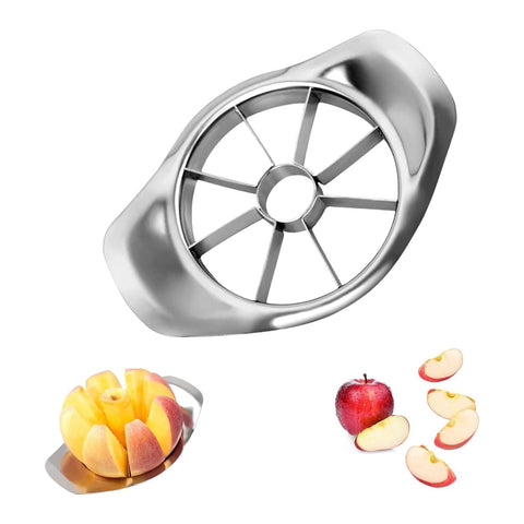 Obstschneider aus Edelstahl – für Äpfel & Birnen, gleichmässige Stücke, leicht zu reinigen