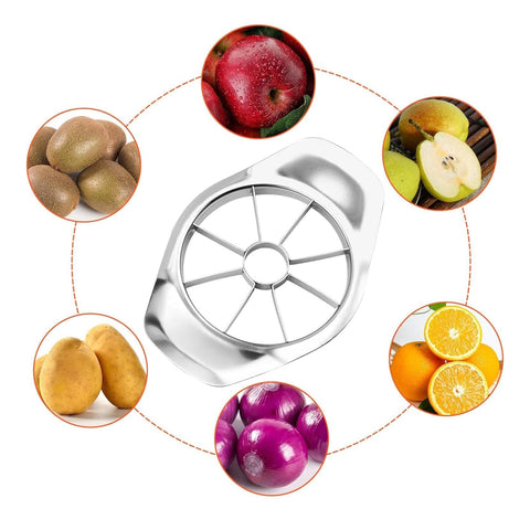 Obstschneider aus Edelstahl – für Äpfel & Birnen, gleichmässige Stücke, leicht zu reinigen