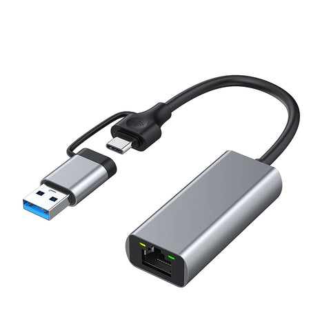 USB-C & USB 3.0 auf 2,5G Ethernet Adapter – bis 2.5 Gbit/s