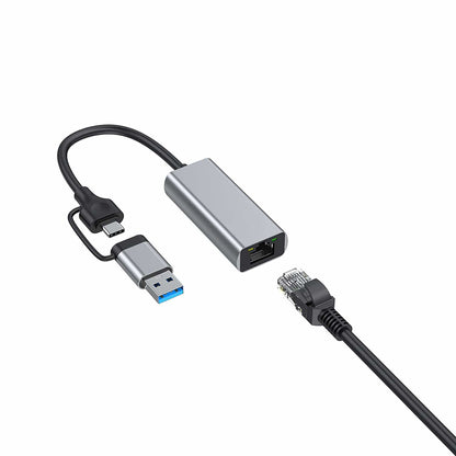 USB-C & USB 3.0 auf 2,5G Ethernet Adapter – bis 2.5 Gbit/s