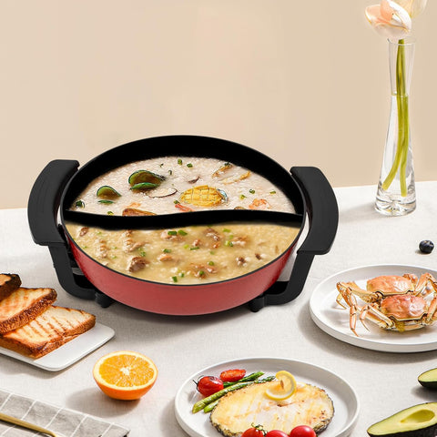 Elektrischer Doppel-Hotpot – 1350W, 2 Kammern, 220V, für Tischkochen