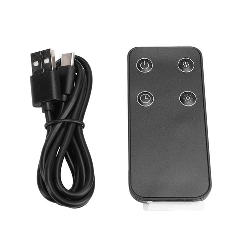 Aroma Diffuser Kamin – 150 ml, USB-C, Fernbedienung, 21,8 x 8,5 x 10,7 cm