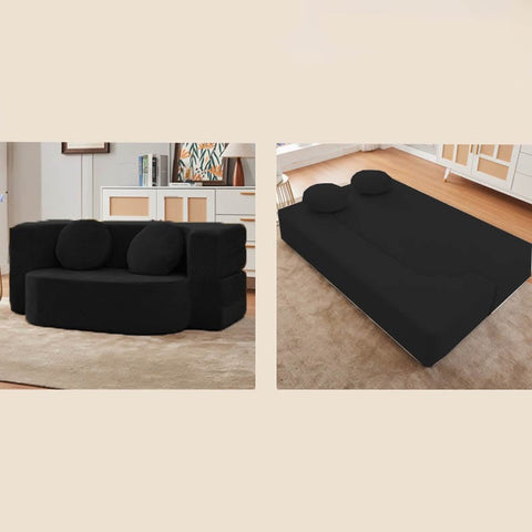 AirBloom Sofa – 200 x 100 x 60 cm, Memory-Schaum, 2 Modi, waschbare Bezüge