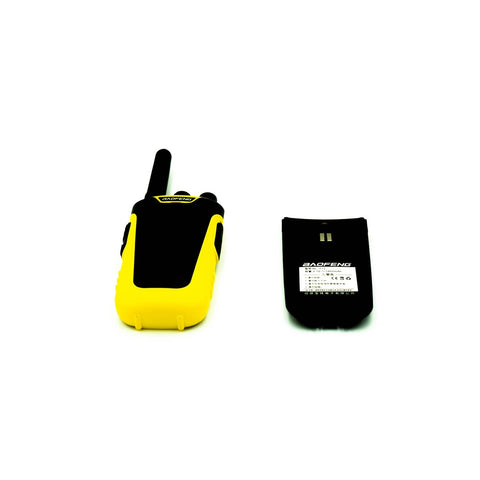 Walkie Talkie 2er Set – UHF 420–450 MHz, 99 Kanäle, Li-Ion-Akku, robust