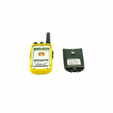Walkie Talkie 2er Set – UHF 420–450 MHz, 99 Kanäle, Li-Ion-Akku, robust