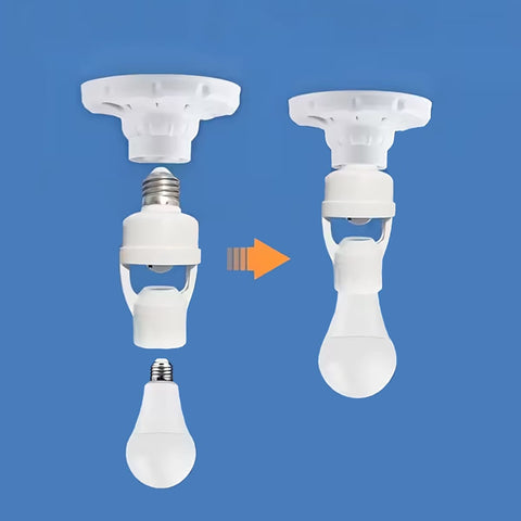 Lampe mit Bewegungsmelder – 100–240V, für Flur, Garage & Eingangsbereich