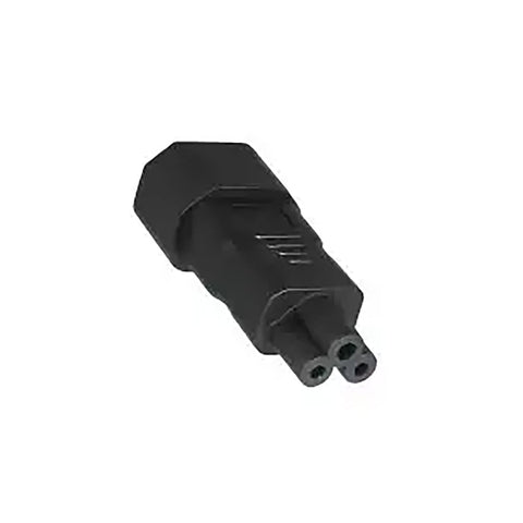 Adapterstecker C5 auf C14 – gerade, IEC 320, für Monitor, Notebook & Netzteil