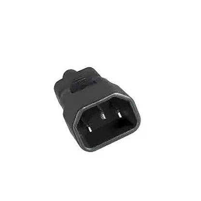 Adapterstecker C5 auf C14 – gerade, IEC 320, für Monitor, Notebook & Netzteil