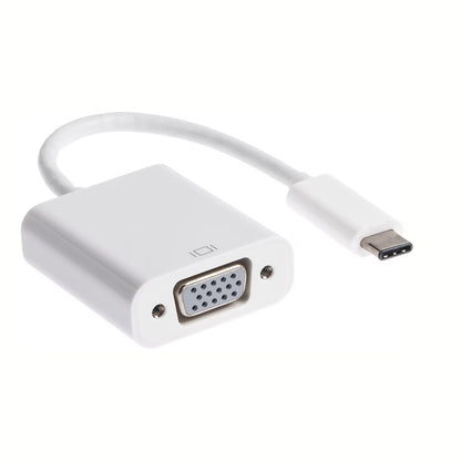 USB-C zu VGA Adapter – kompakt, Plug & Play, für Monitor, Projektor & TV