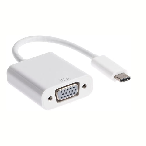 USB-C zu VGA Adapter – kompakt, Plug & Play, für Monitor, Projektor & TV