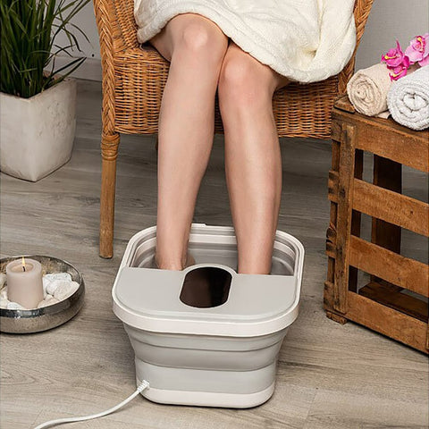 Elektrisches Fussmassagebad – Massage & Wärmefunktion, rutschfest, für zuhause