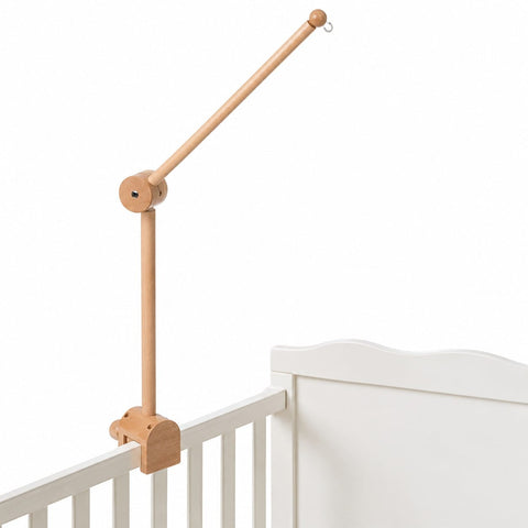 Baby Mobile Halterung aus 100% Buchenholz – Mobile Arm für Babybett