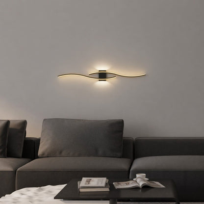 LED Wandleuchte Wellenform – 8–24W, 230V, integrierte LED, für Wohnzimmer & Schlafzimmer