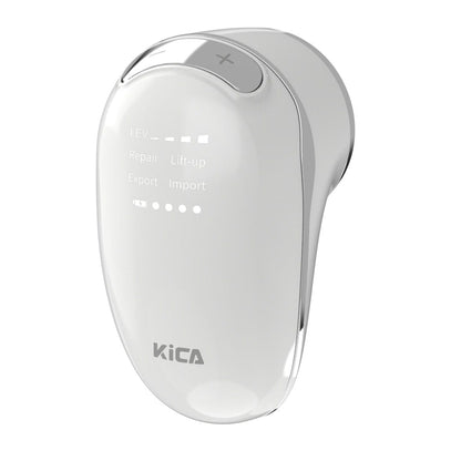 KiCA iBeauty Gesichtspflegegerät – 4 Modi, Ionen, Wärme 43°C, 125 g, kabellos