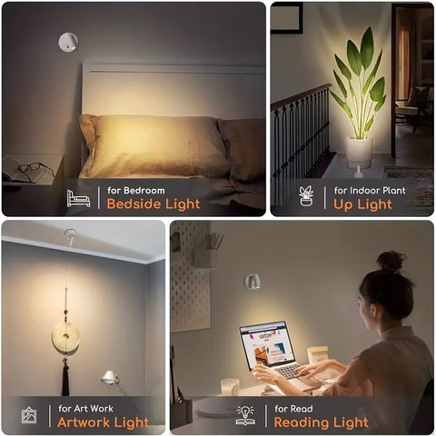 LED Spot Light – aufladbar, magnetisch, mit Fernbedienung, kabellos & ohne Bohren
