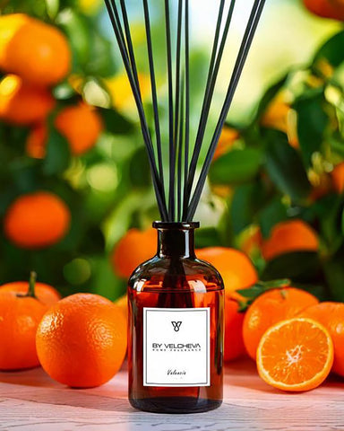 By Velcheva Raumduft Mikado Valencia – 125 ml, Zitrus, Jasmin & Moschus
