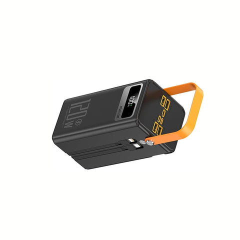 Powerbank Hercules – 30'000 mAh, 120W, LED-Display, eingebaute Kabel & Tragegriff