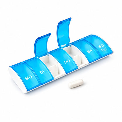 Pillendose 7 Tage – Praktischer Medikamenten Organizer für die Woche