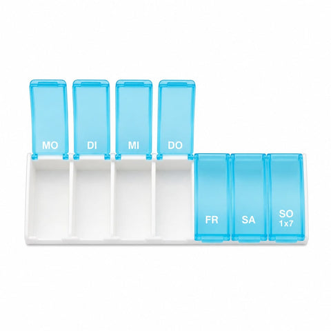Pillendose 7 Tage – Praktischer Medikamenten Organizer für die Woche