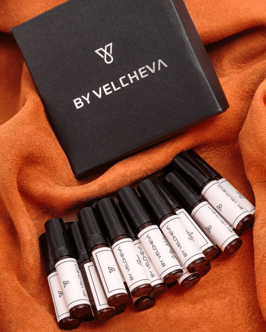 By Velcheva 24 Mini-Sprays – Luxus Duftproben Set für zuhause