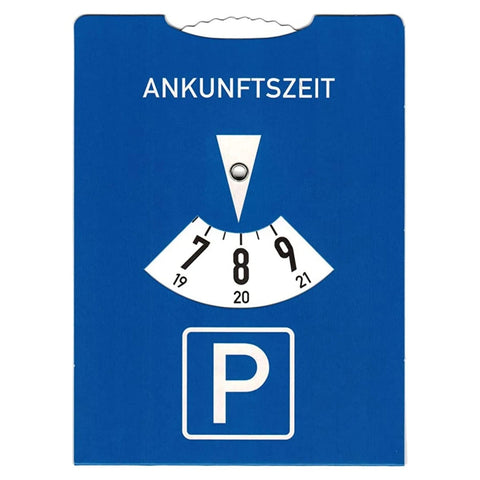 Vintage Parkscheibe mit Benzin-Rechner – Ankunftszeit Autozubehör