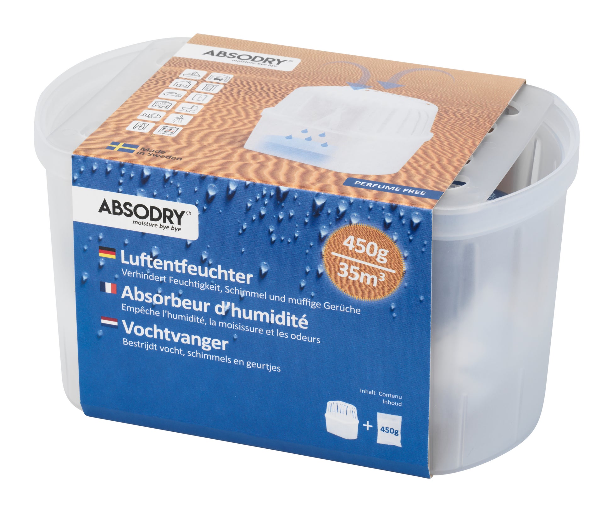 ABSODRY Luftentf. Mini Compact 450g 456.530354.00 transparent