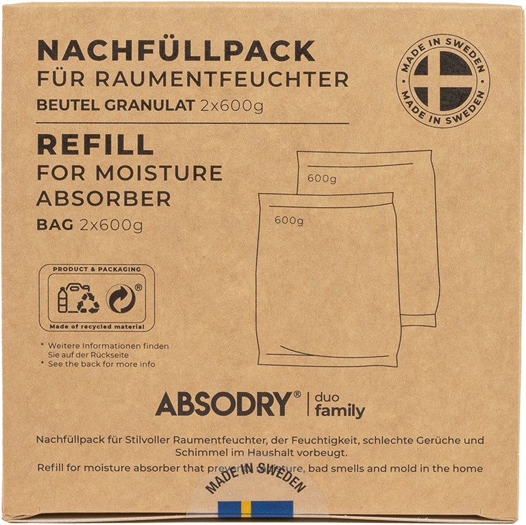 ABSODRY Nachfüllpack Duo Family 456.85960700 2 x 600g