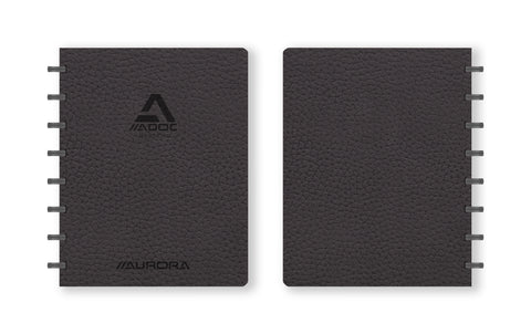 ADOC Ringbuch BUSINESS A5 3055.3 schwarz, kariert 144 Seiten