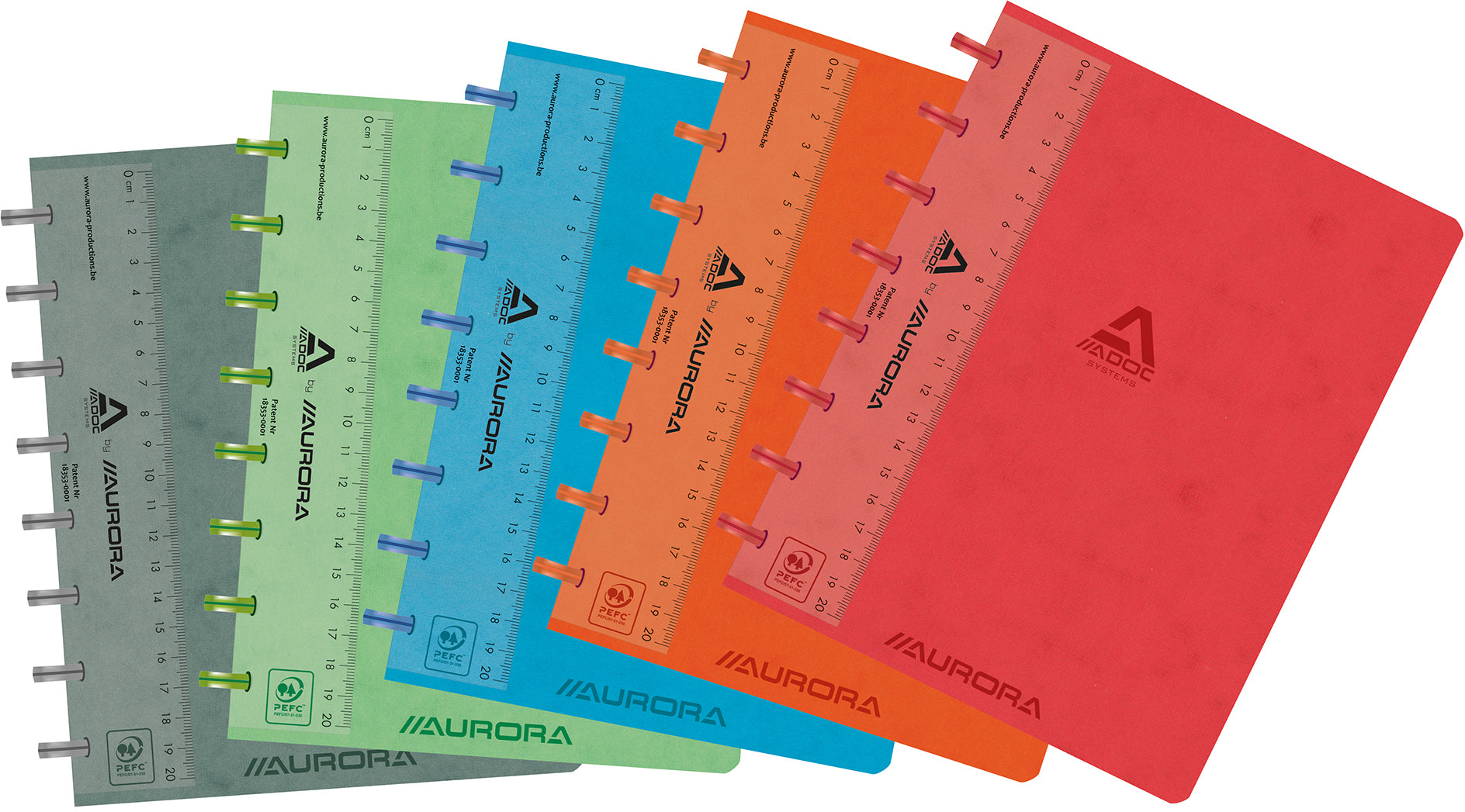 ADOC Ringbuch LIN-EX A5 3884.74 assortiert, kariert 144 Seiten