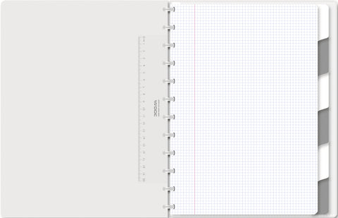 ADOC Notizheft A4 6044.201 kariert transparent