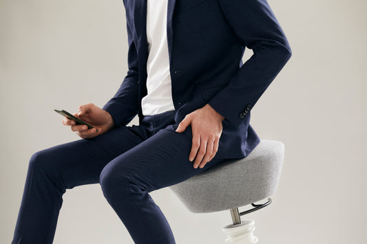 AERIS Sitzhocker Swopper 101STWHWHCP0 weiss/schwarz, mit Gleiter